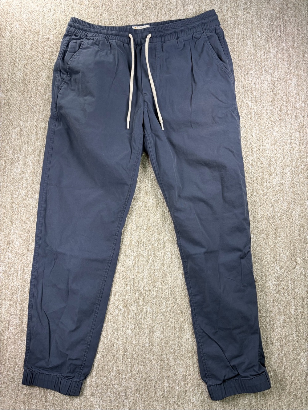 Marine Layer Navy Blue Drawstring Joggers